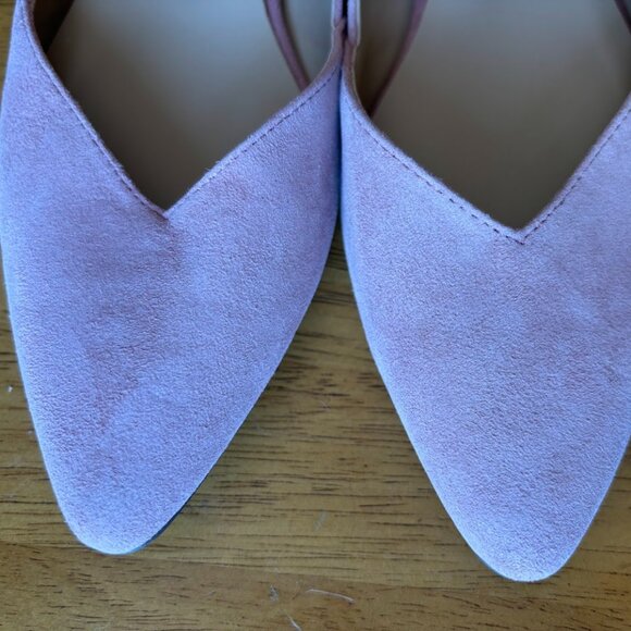 NWOB Naturalizer Pink Suede Flats - Picture 4 of 9